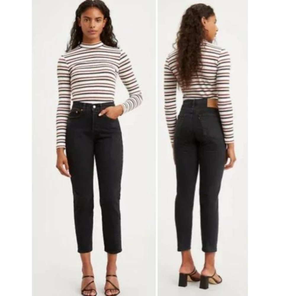Levi's Premium High Rise Wedgie Icon Fit Crop Size 27